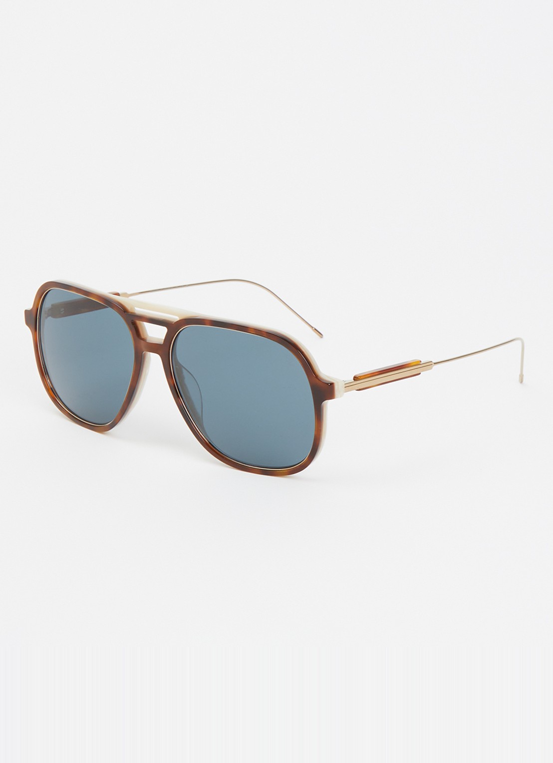 Brunello Cucinelli Piloten zonnebril BC4022S - voorkant 4 bruin
