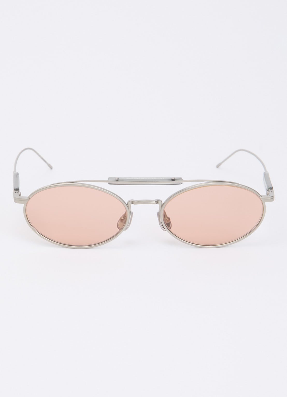 Brunello Cucinelli Retro zonnebril BC2013ST - detail 2 zilver