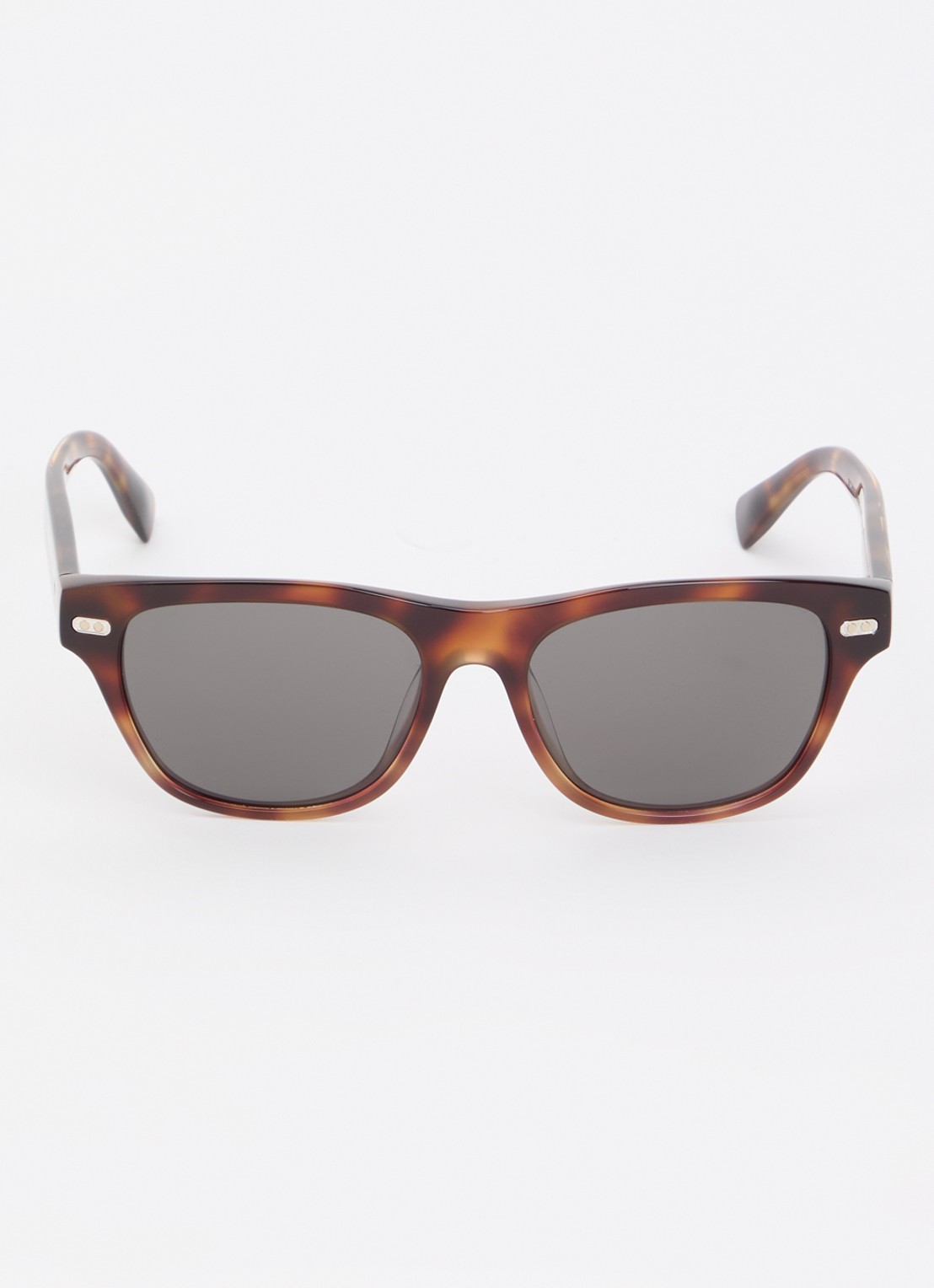 Brunello Cucinelli Wayfarer zonnebril BC3005S - detail 2 hazelnootbruin