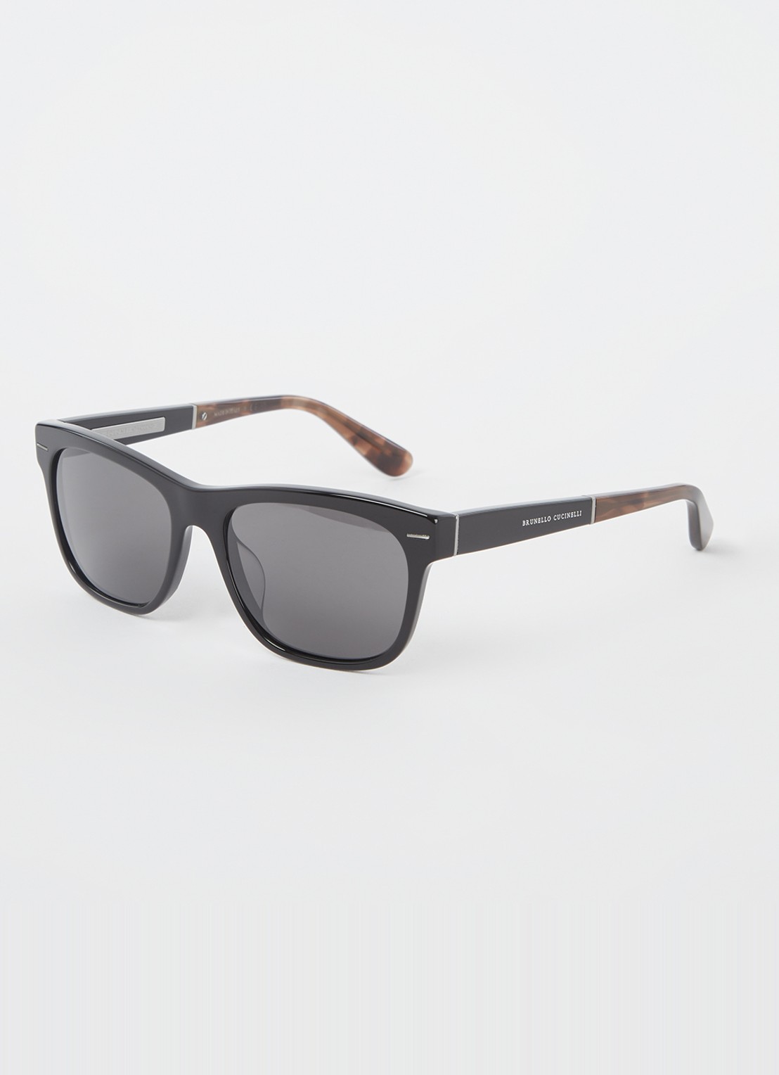 Brunello Cucinelli Wayfarer zonnebril BC4003S - voorkant 4 zwart