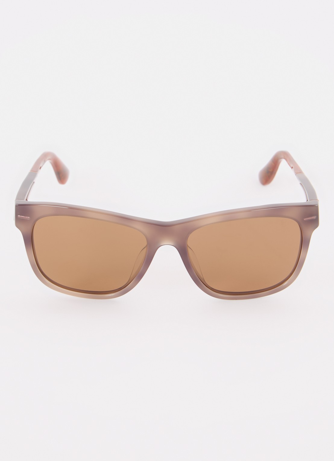 Brunello Cucinelli Wayfarer zonnebril BC4003S - detail bruin