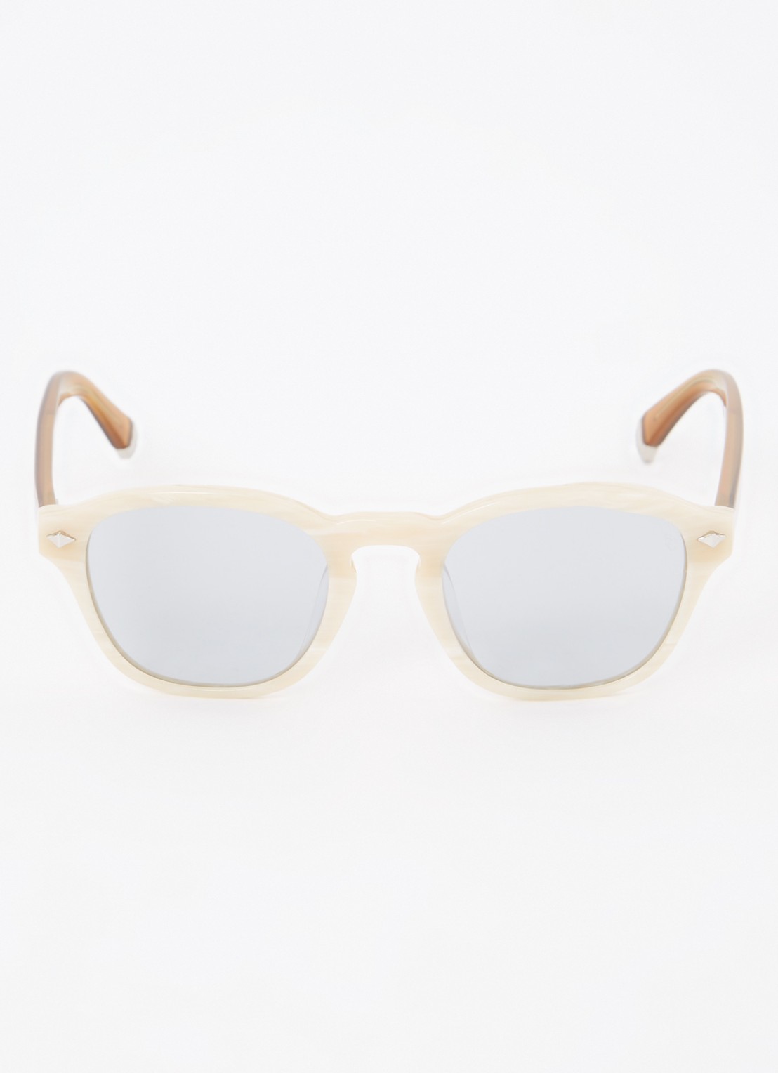 Brunello Cucinelli Wayfarer zonnebril BC4006S  - detail 2 creme