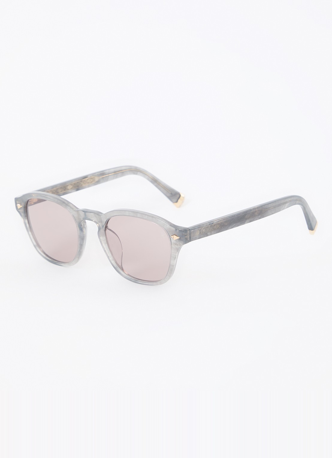 Brunello Cucinelli Wayfarer zonnebril BC4006S - voorkant grijs