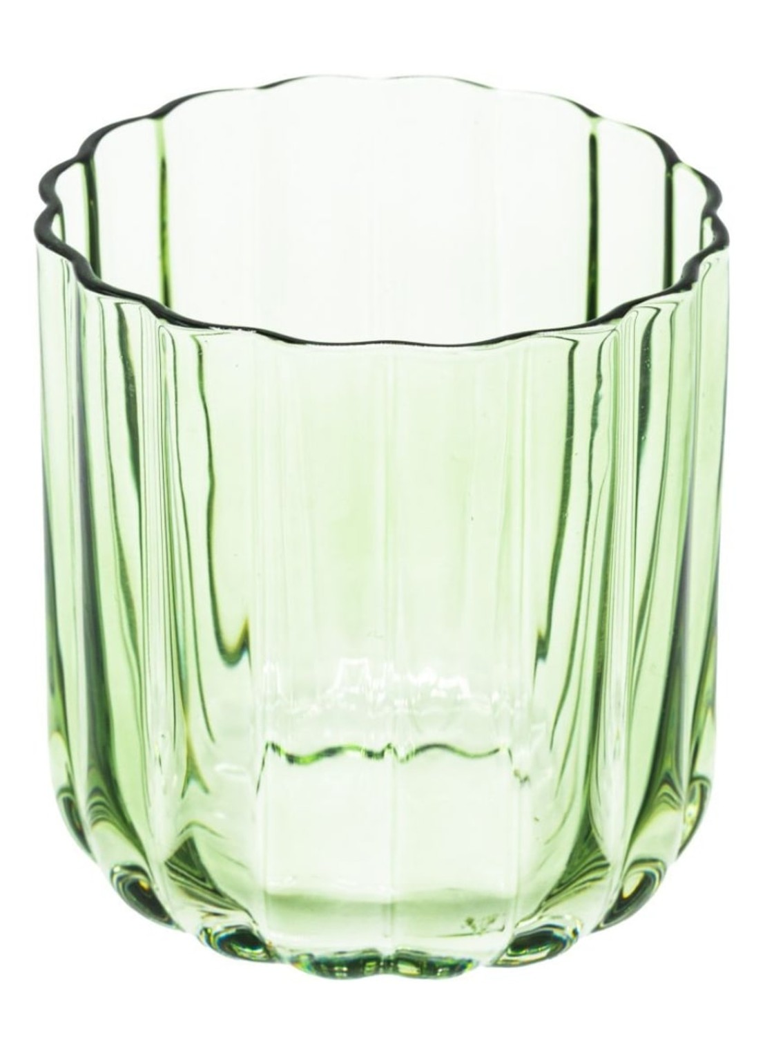 Brût Homeware Gaia drinkglas 35 cl - achterkant groen