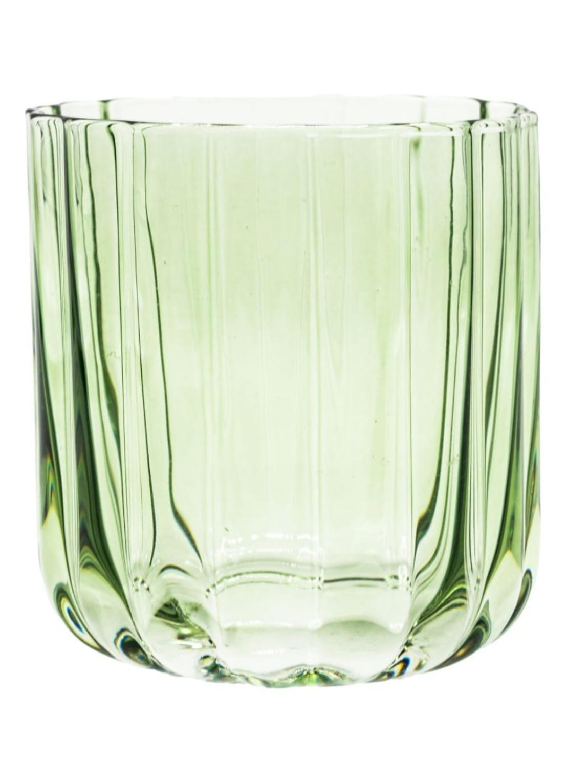 Brût Homeware Gaia drinkglas 35 cl - voorkant 5 groen