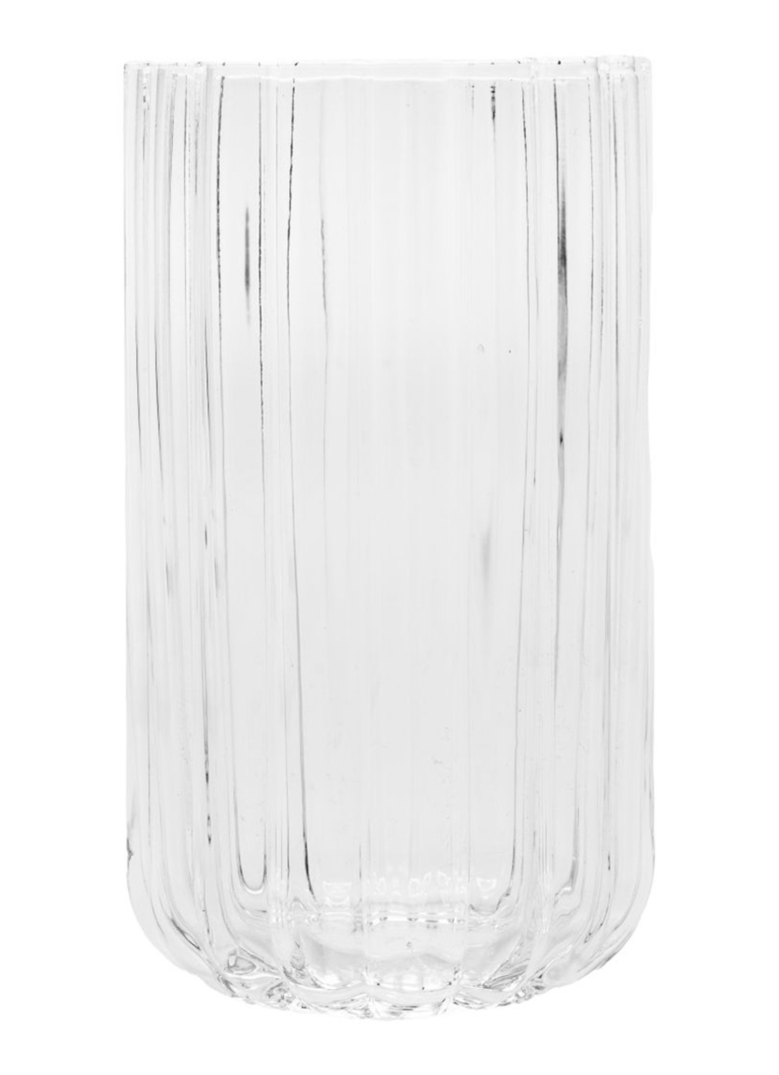 Brût Homeware Gaia longdrink glas 46 cl - voorkant transparant