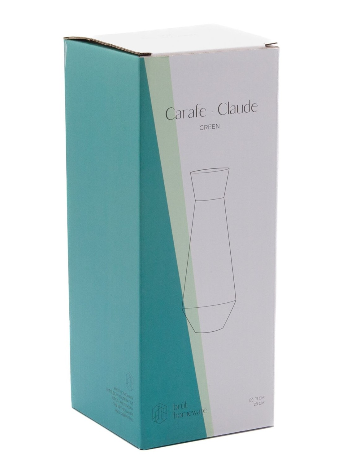 Brût Homeware Karaf 1,1 liter - detail 3 groen