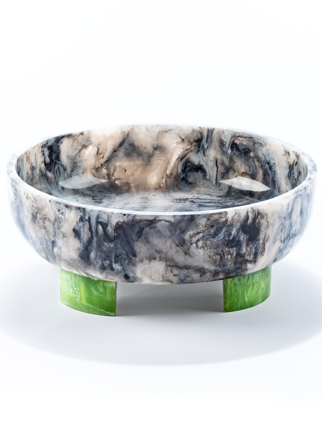 Brût Homeware Pavone saladeschaal 32 cm - detail grijs
