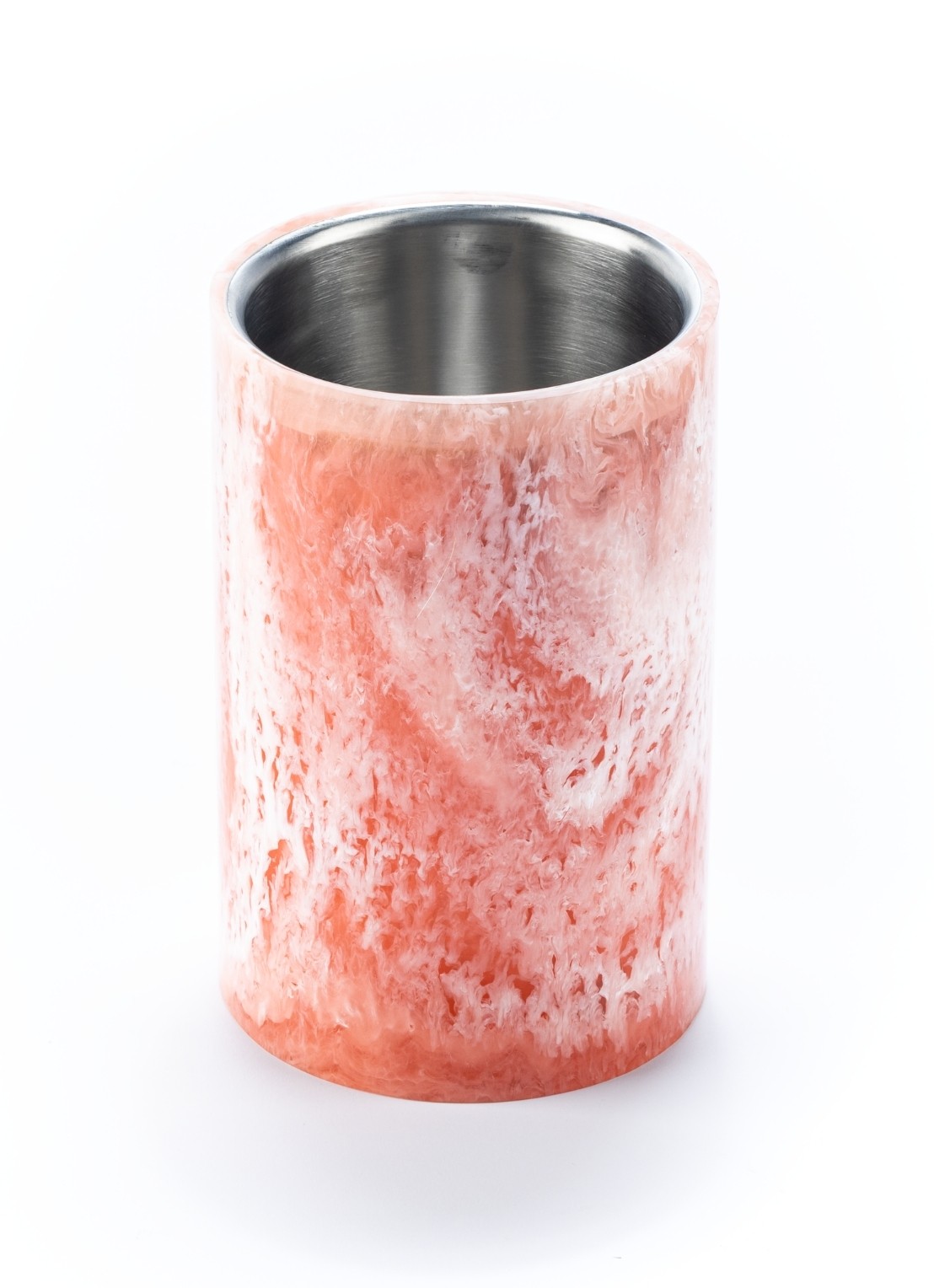 Brût Homeware Pavone wijnkoeler 20 cm - voorkant 2 roze