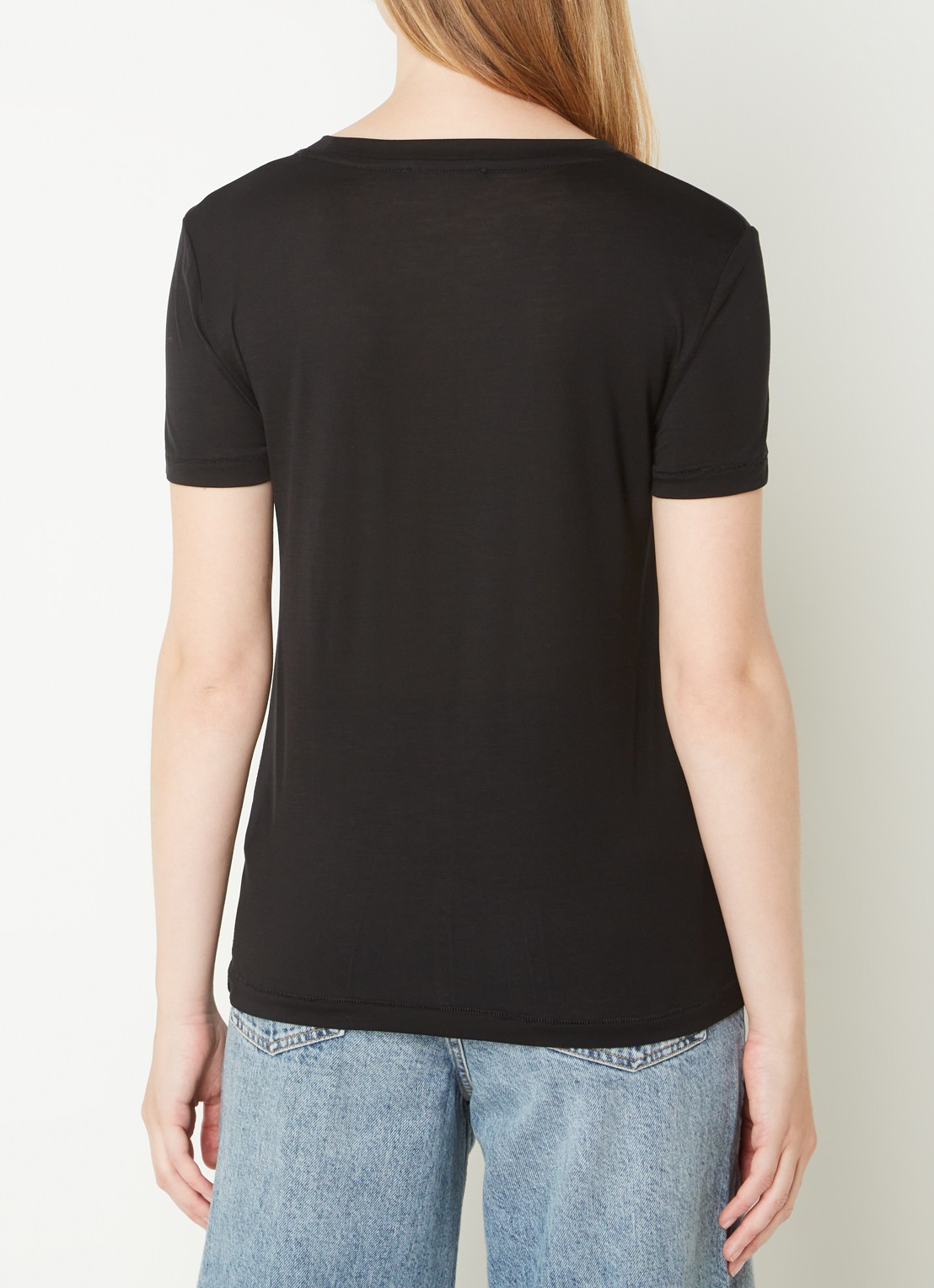 Bruuns Bazaar T-shirt  - achterkant 3 zwart