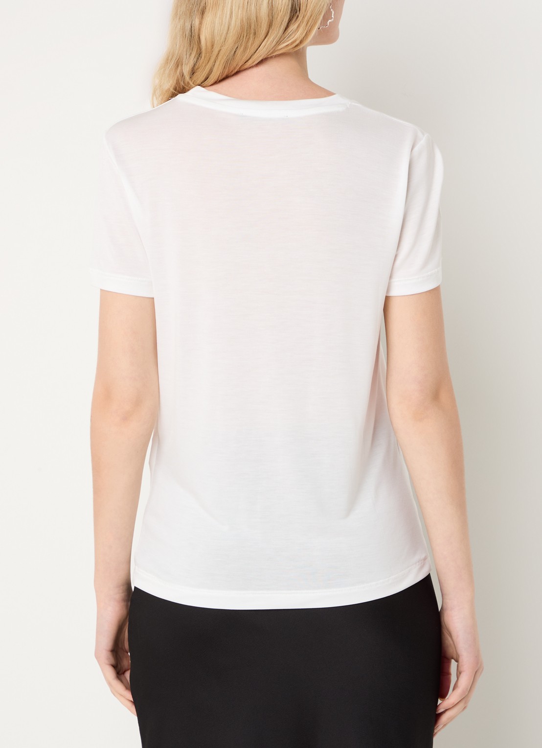 Bruuns Bazaar T-shirt  - achterkant 4 creme