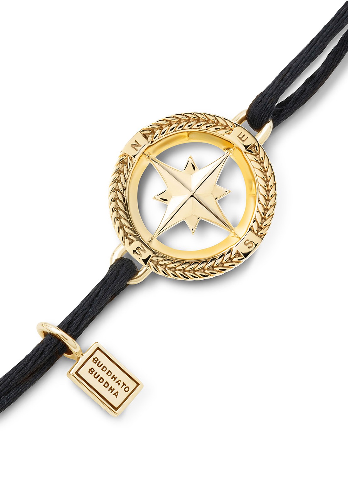 Buddha to Buddha Barbara Compass armband - voorkant 2 zilver
