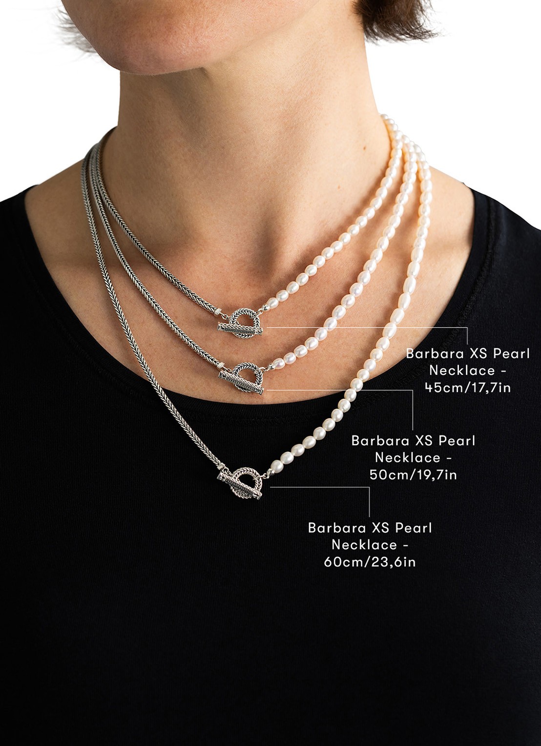 Buddha to Buddha Barbara ketting van zilver - detail 5 zilver