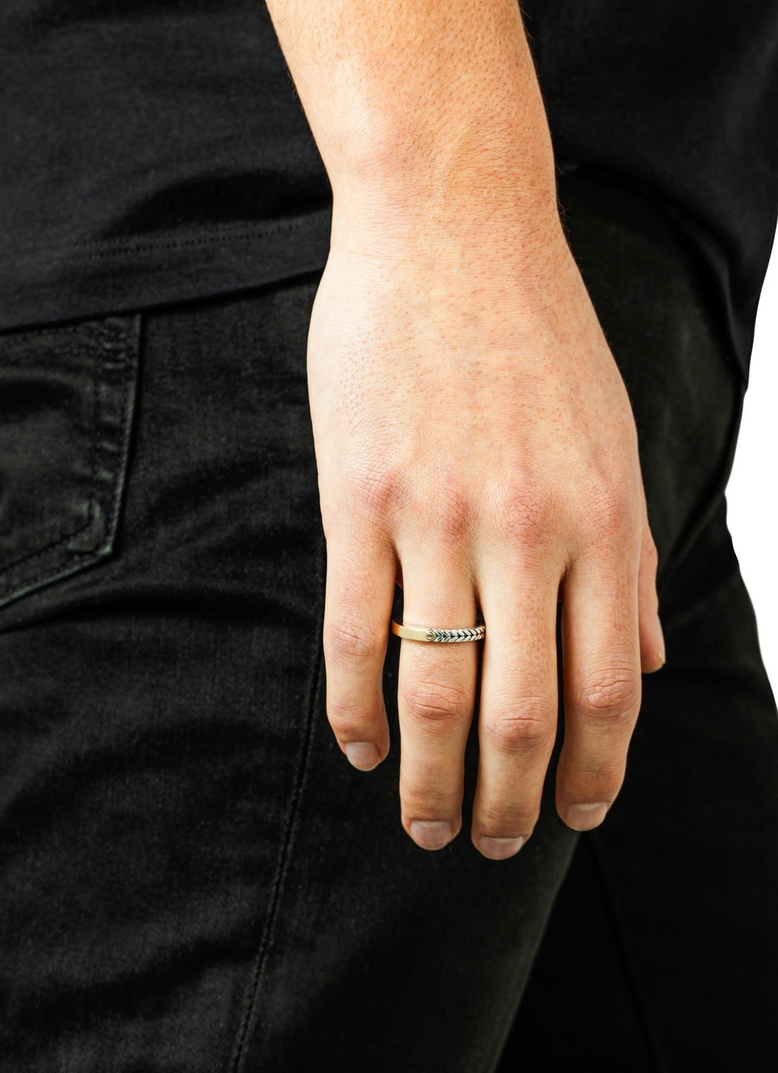 Buddha to Buddha Barbara Mini Dual ring van zilver - detail 3 zilver