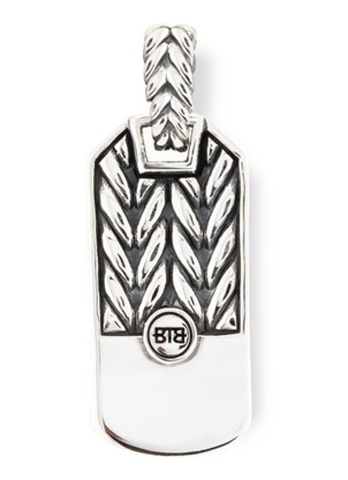 Buddha to Buddha Barbara Tag hanger van zilver - detail zilver