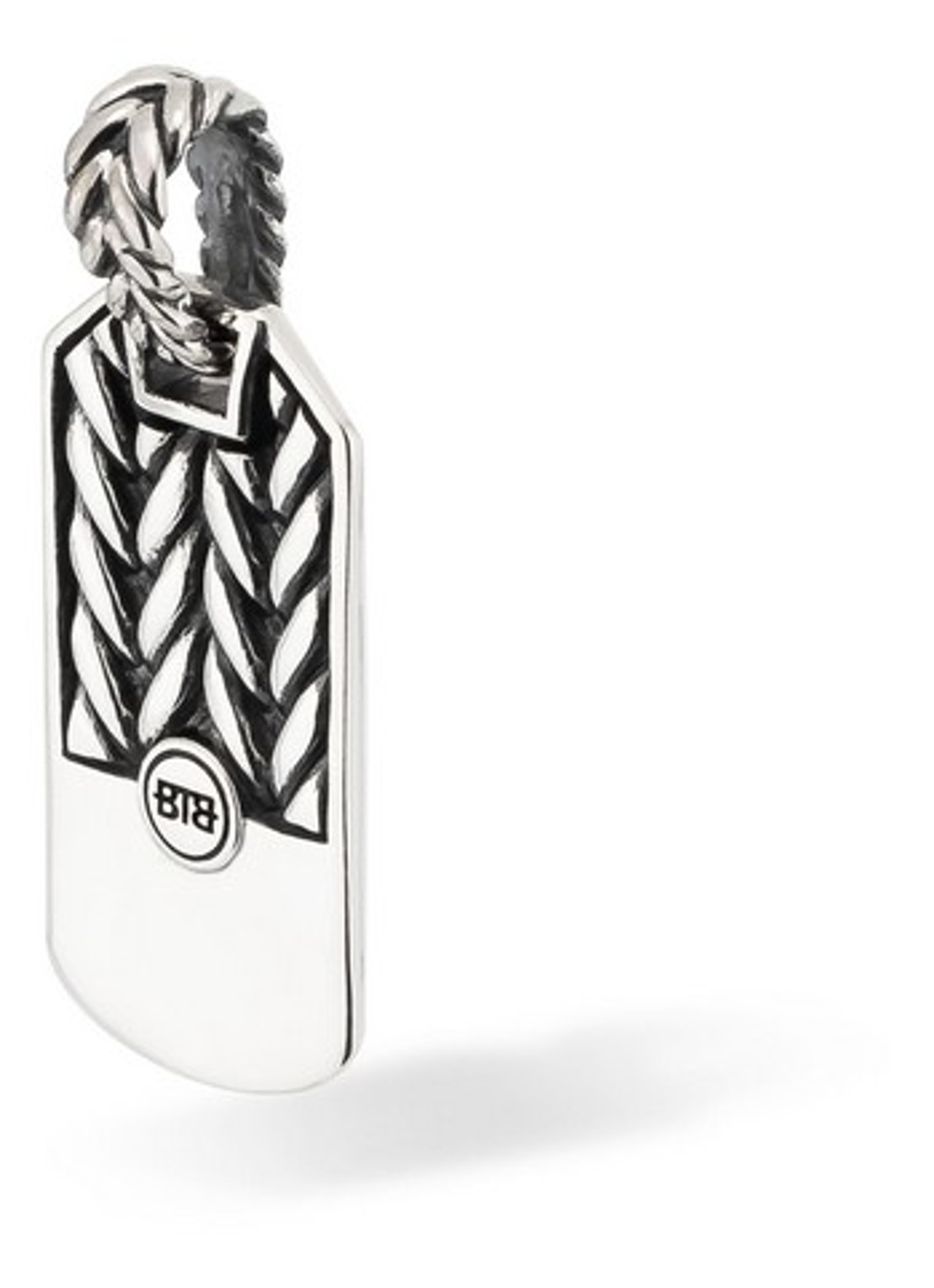 Buddha to Buddha Barbara Tag hanger van zilver - voorkant 3 zilver