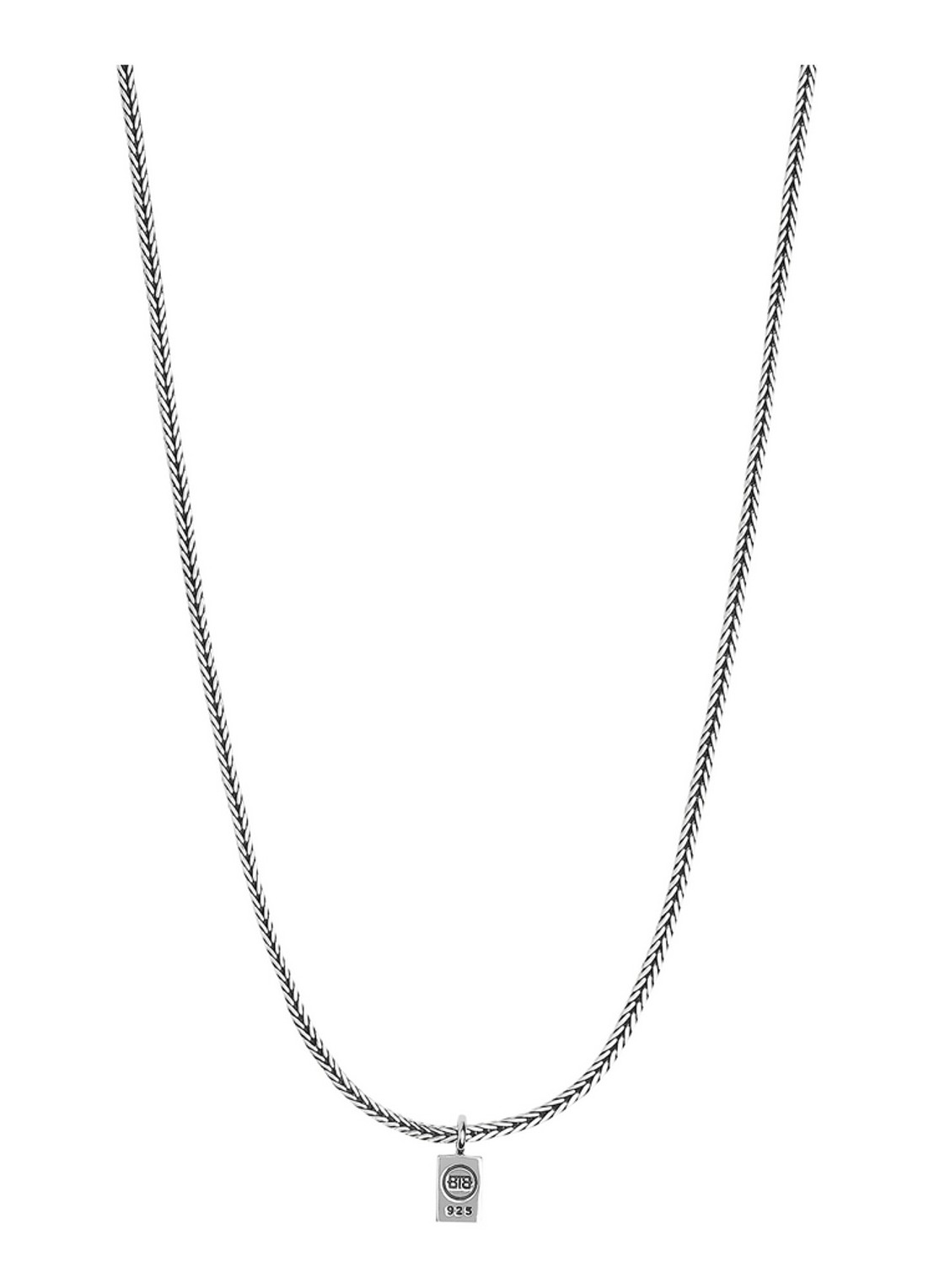 Buddha to Buddha Barbara XS ketting van zilver - detail 3 zilver