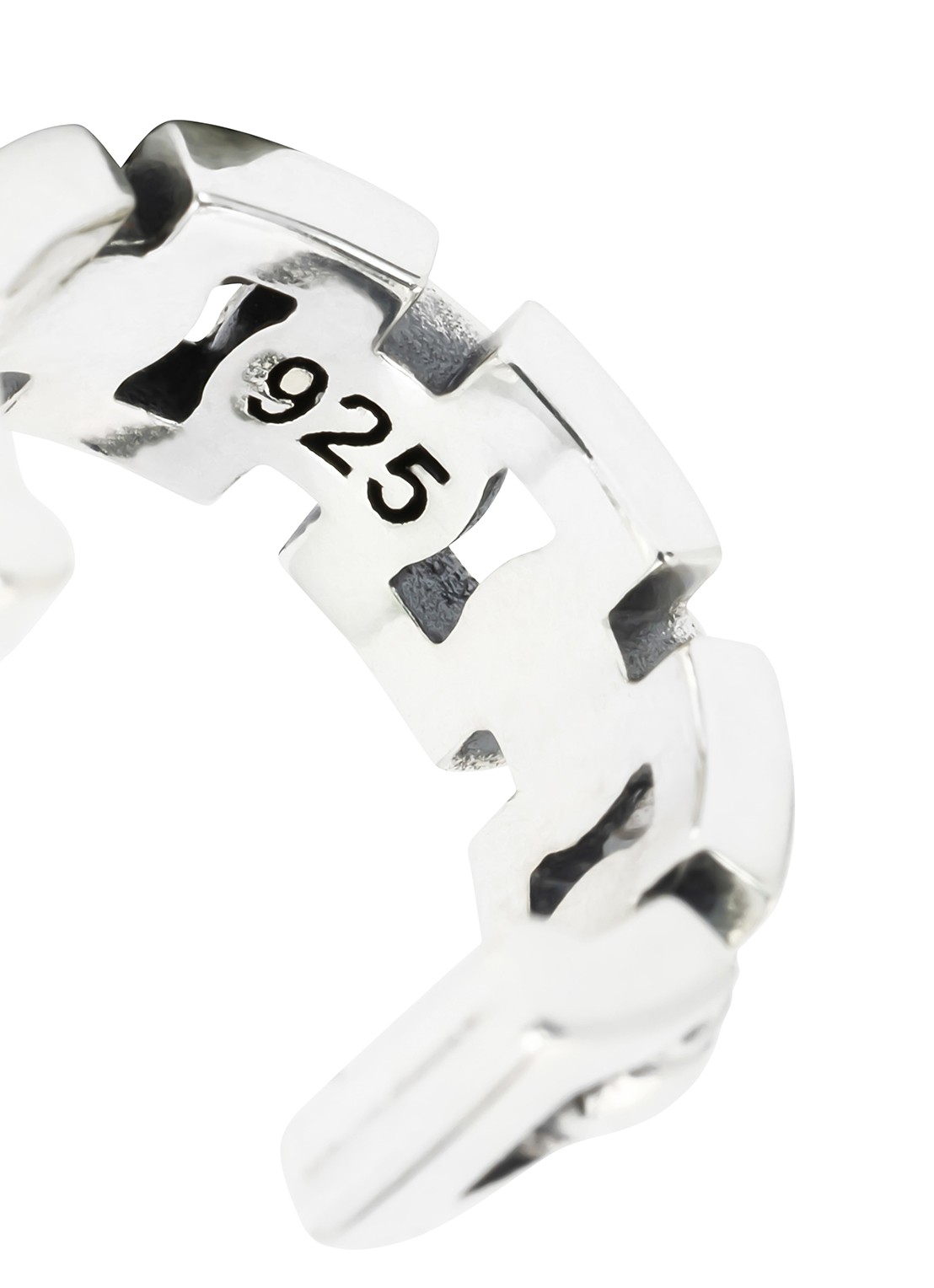Buddha to Buddha Batul enkele earcuff van zilver - detail 4 zilver