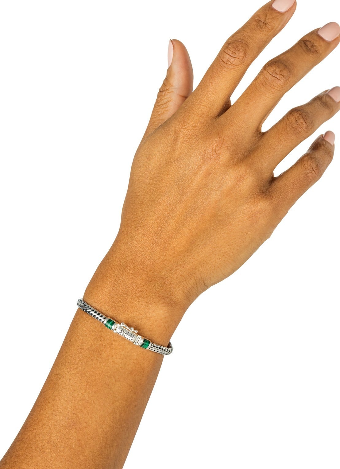 Buddha to Buddha Ben Mini armband van zilver  - voorkant zilver