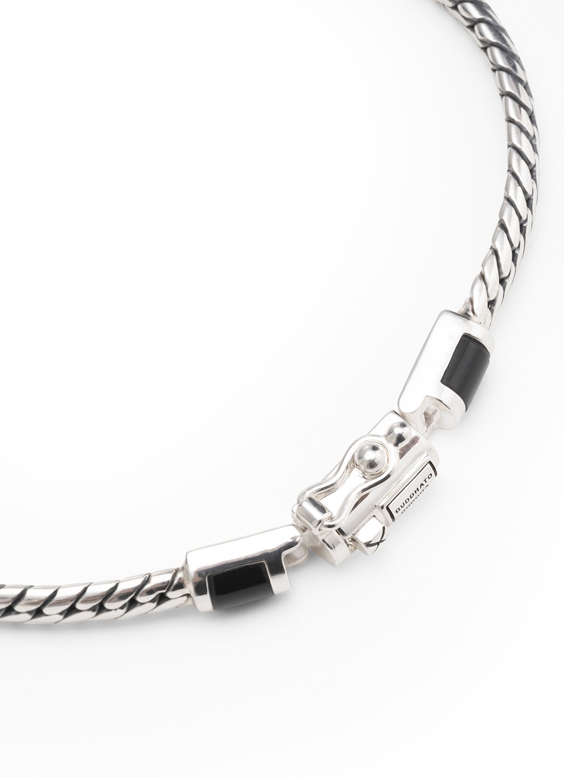 Buddha to Buddha Ben Mini armband van zilver - detail 3 zilver