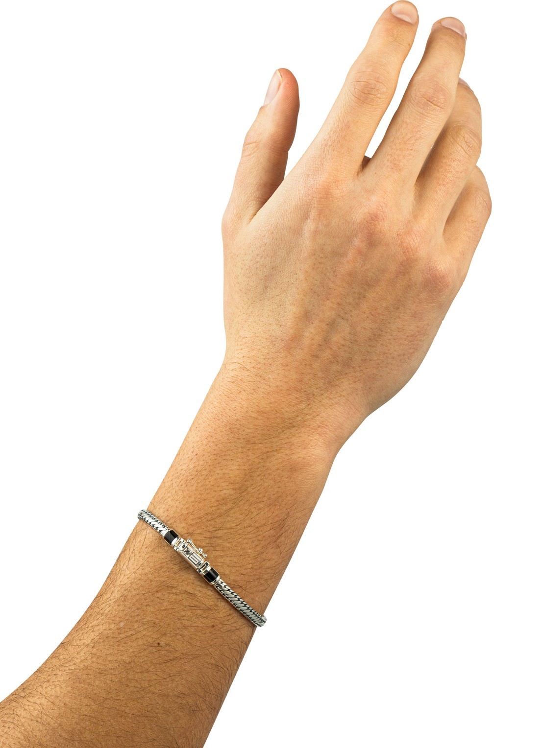 Buddha to Buddha Ben Mini armband van zilver - voorkant 5 zilver