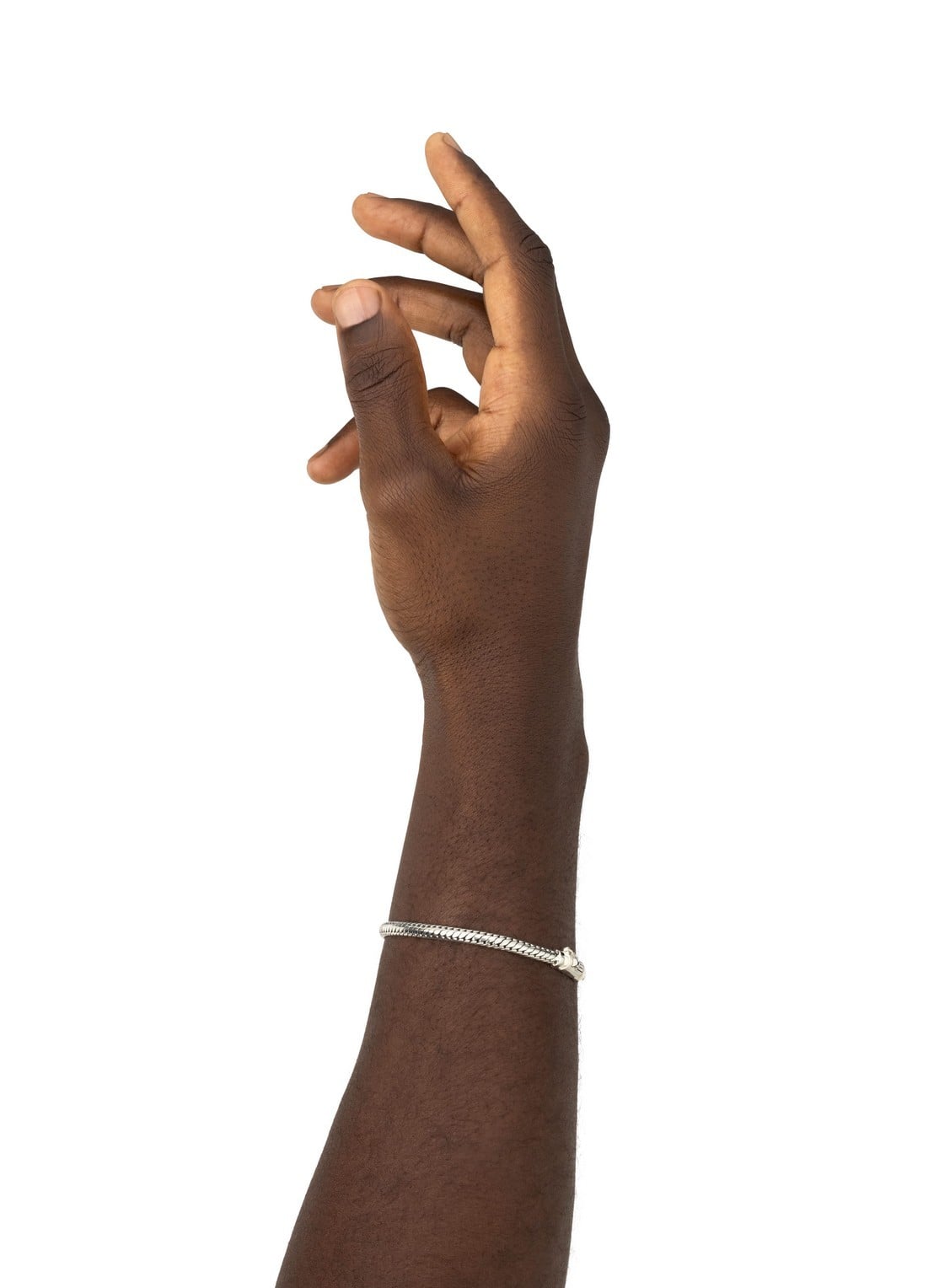 Buddha to Buddha Ben Mini schakelarmband van zilver - detail 3 zilver
