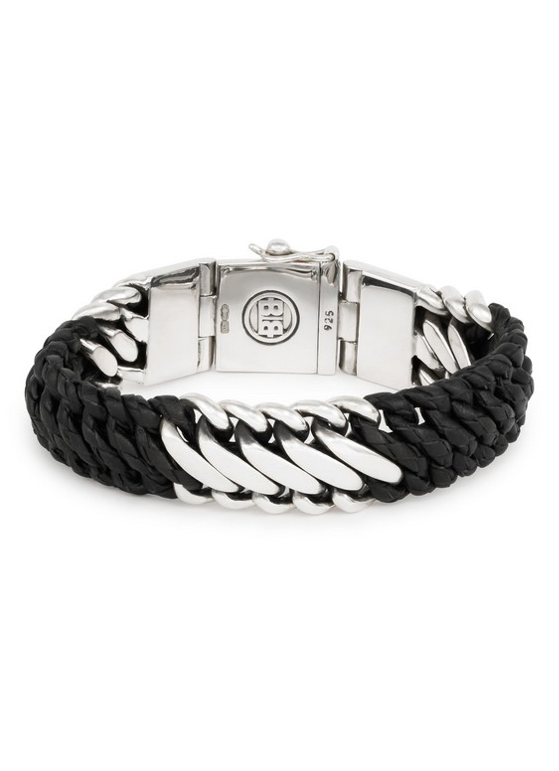 Buddha to Buddha Ben Mix armband van zilver - detail 3 zwart
