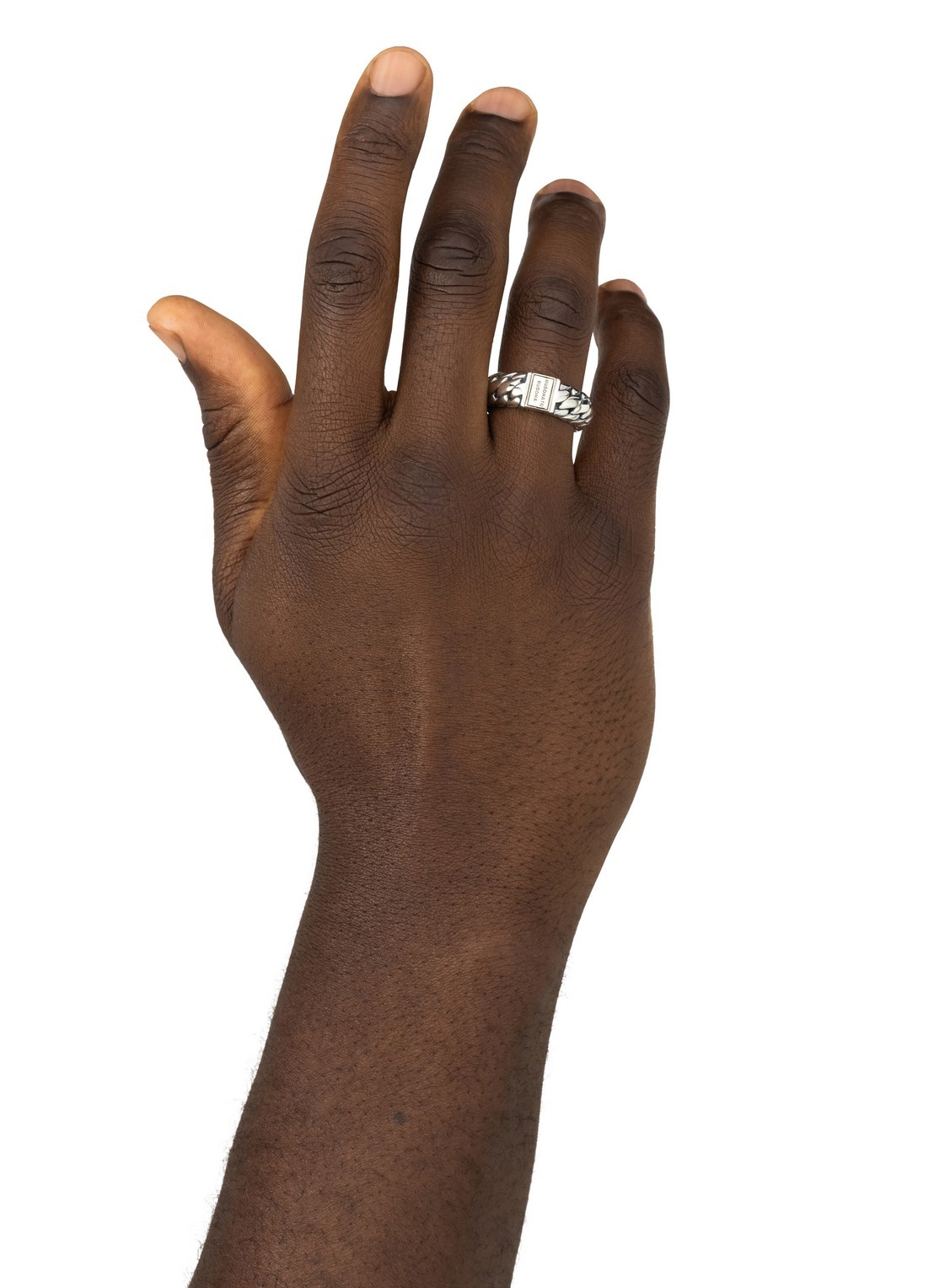 Buddha to Buddha Ben Small ring van zilver - voorkant 7 zilver