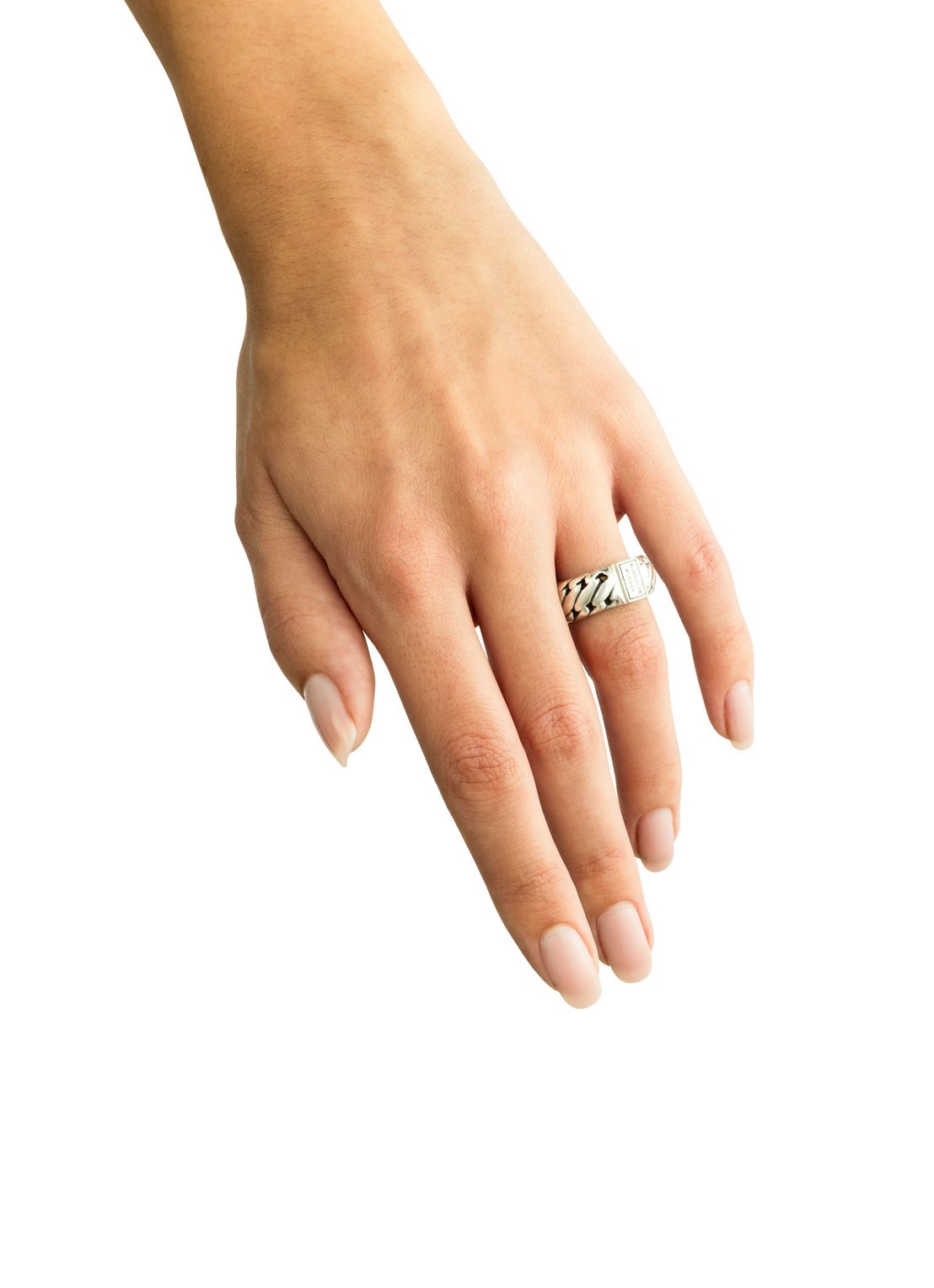 Buddha to Buddha Ben Small ring van zilver - detail 4 zilver