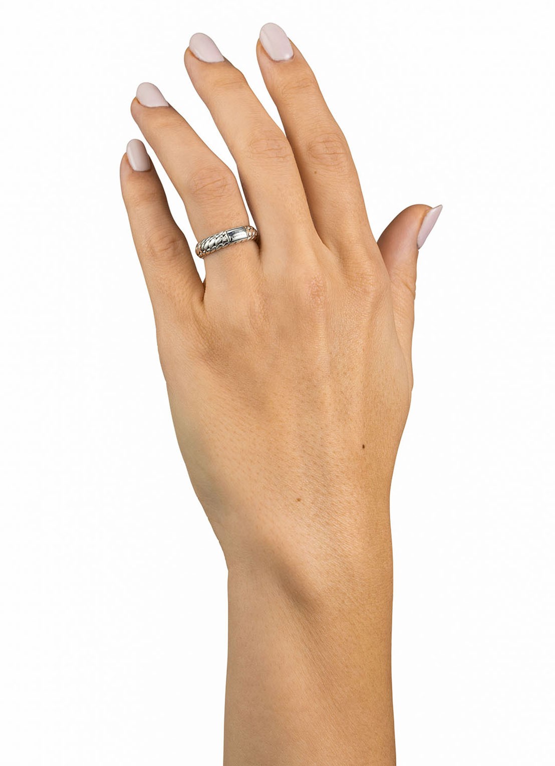 Buddha to Buddha Ben XS ring van zilver - detail 2 zilver