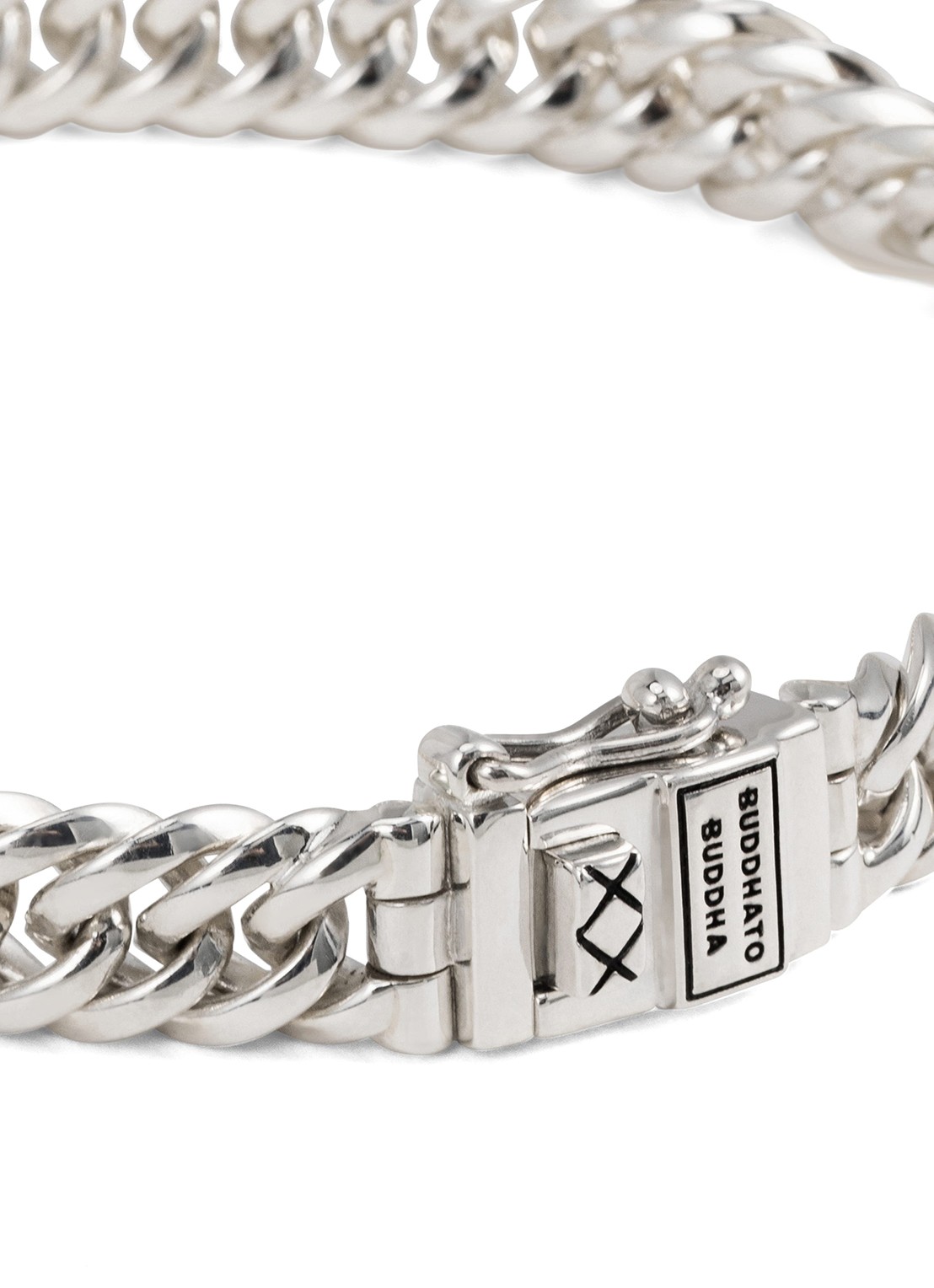 Buddha to Buddha Chain Mini armband van zilver - detail 2 zilver