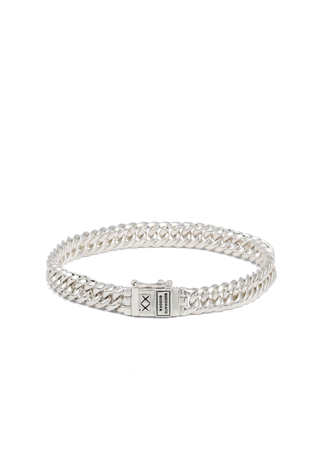 Buddha to Buddha Chain Mini armband van zilver - voorkant 4 zilver