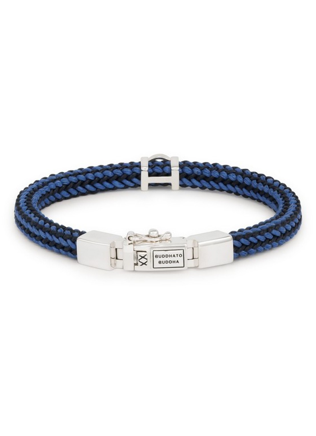 Buddha to Buddha Denise Mix armband van zilver - voorkant 3 blauw