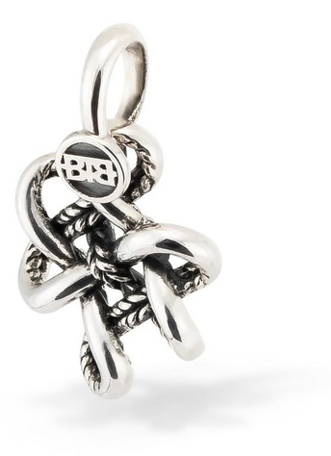 Buddha to Buddha Endless Knot XS hanger van zilver - detail zilver