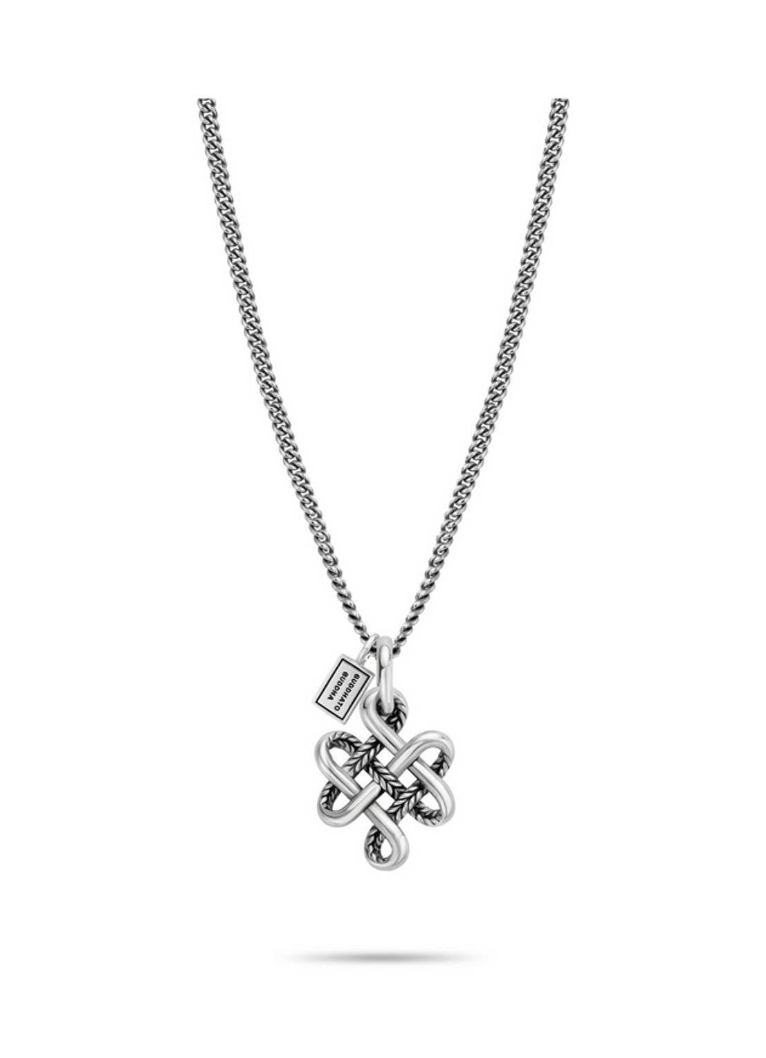 Buddha to Buddha Endless Knot XS hanger van zilver - detail 2 zilver