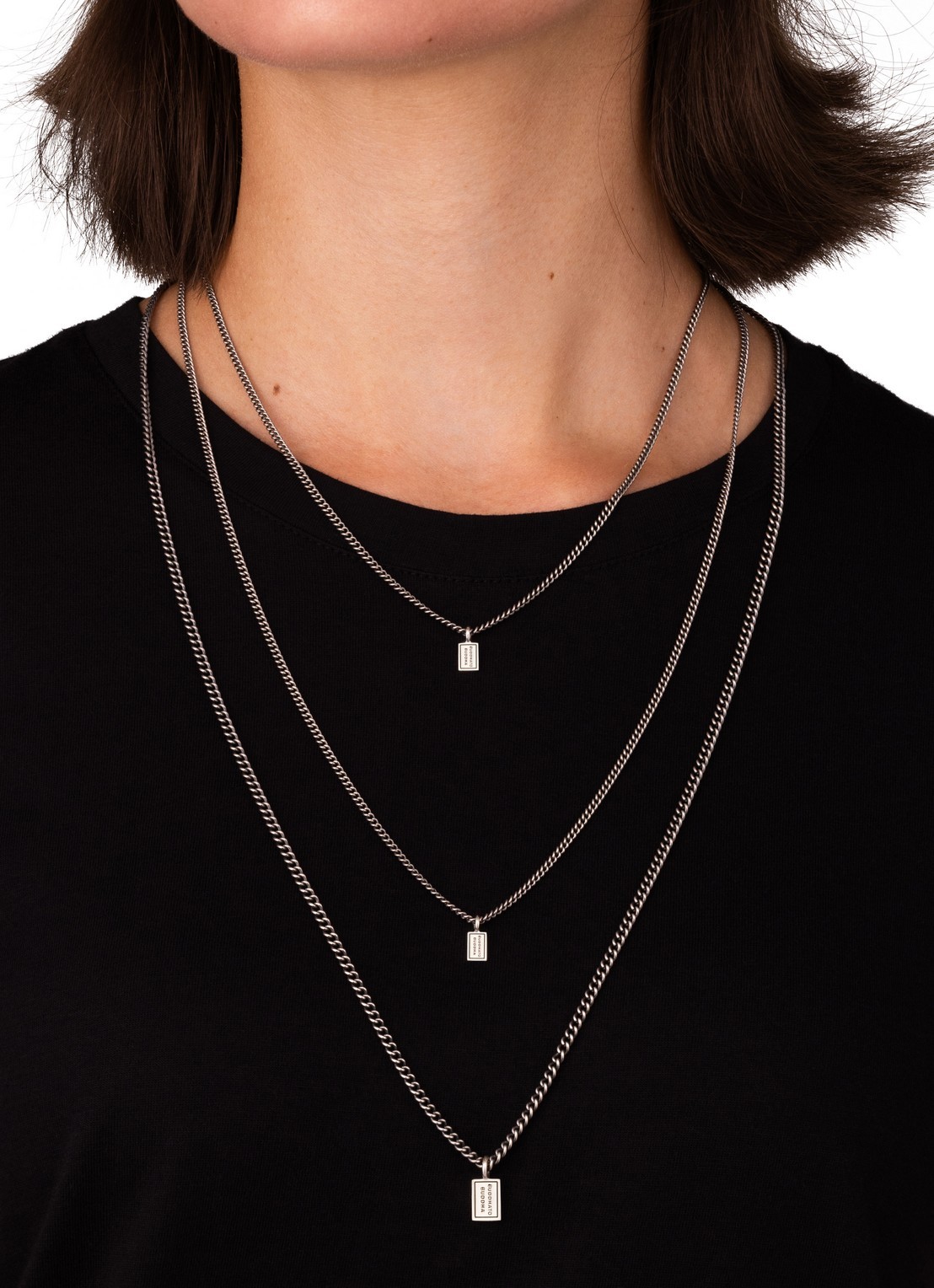 Buddha to Buddha Essential XS ketting van zilver - detail 4 zilver