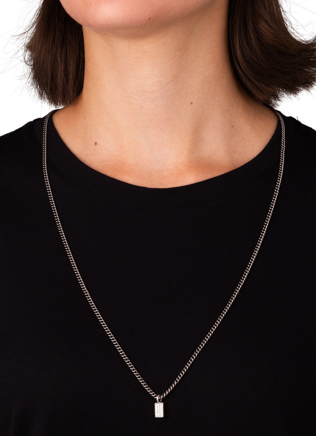 Buddha to Buddha Essential XS ketting van zilver - voorkant 2 zilver