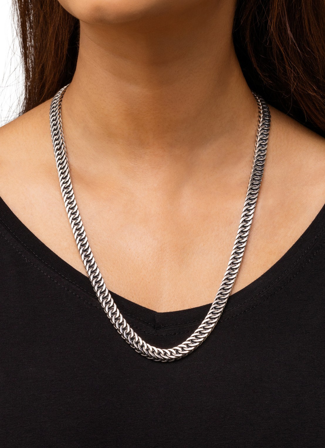 Buddha to Buddha Esther XS ketting van zilver - detail 3 zilver