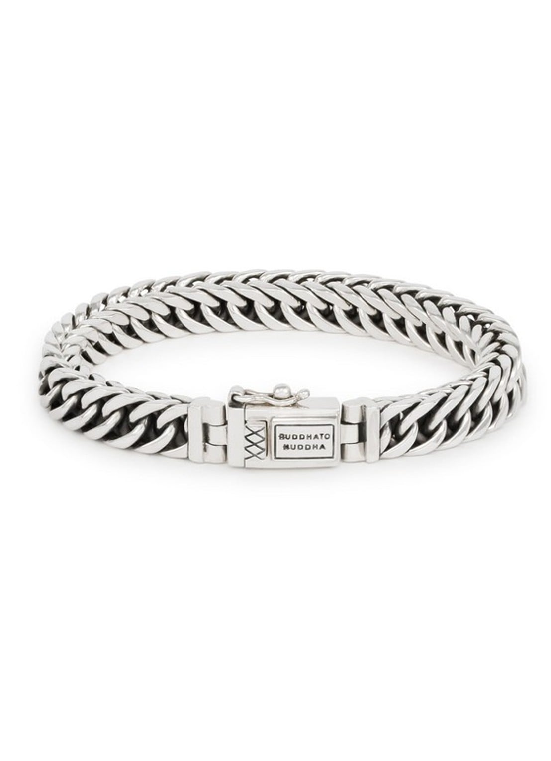 Buddha to Buddha Esther XS schakelarmband van zilver - voorkant 2 zilver