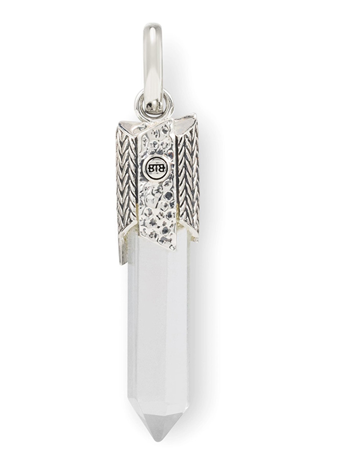 Buddha to Buddha Gemstone hanger van zilver  - voorkant 4 zilver