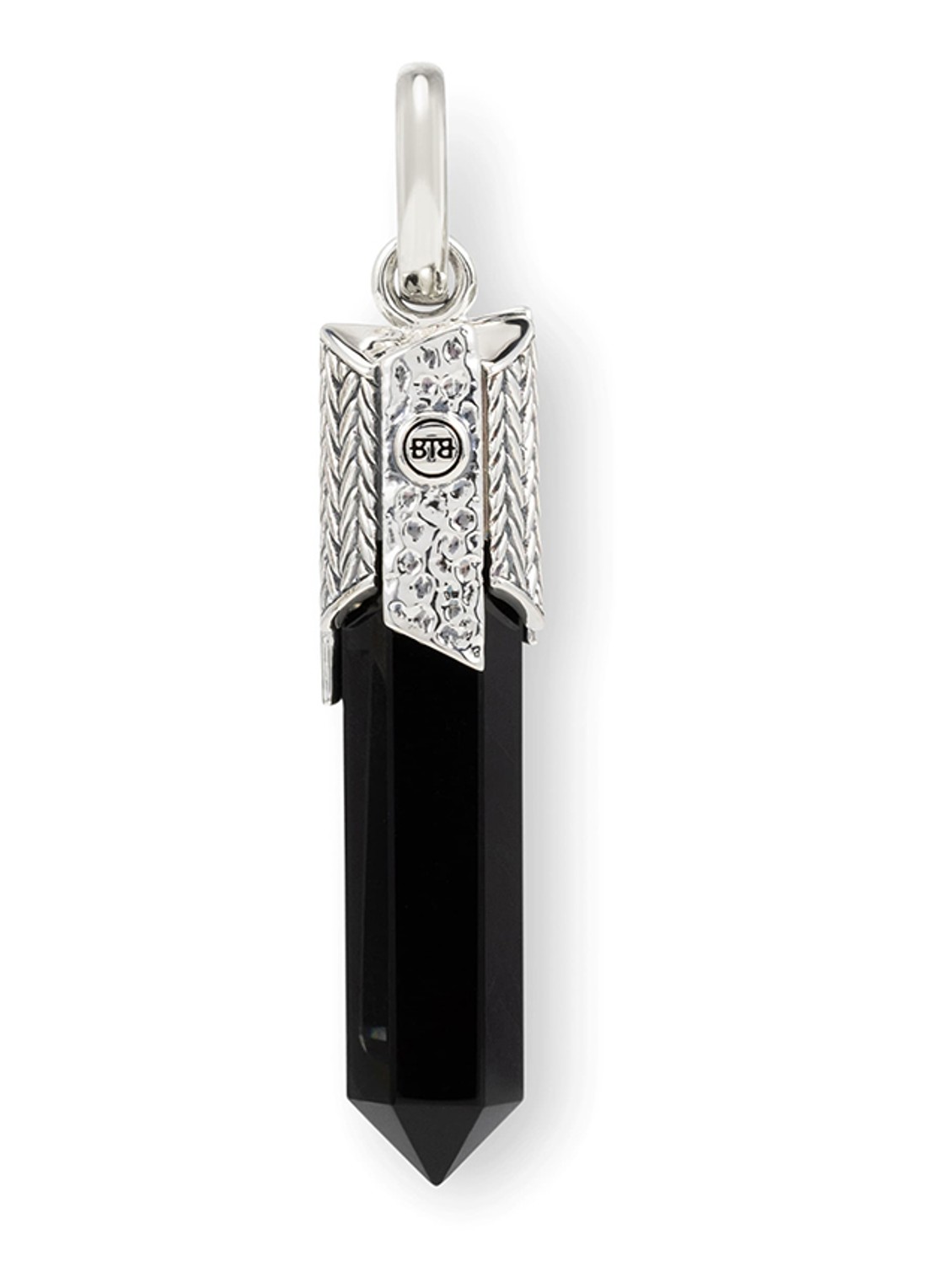 Buddha to Buddha Gemstone hanger van zilver  - voorkant zilver