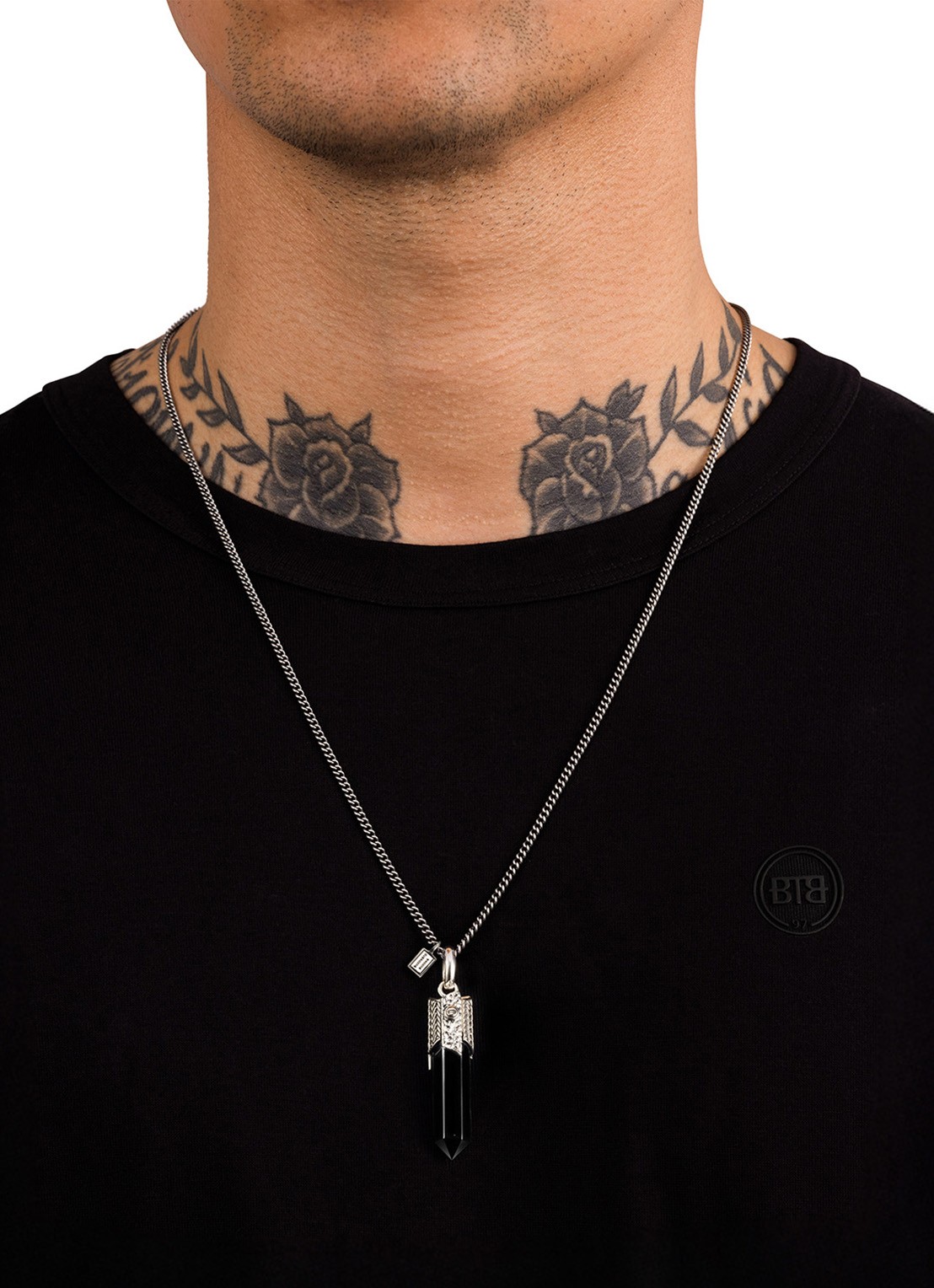 Buddha to Buddha Gemstone hanger van zilver  - voorkant 2 zilver