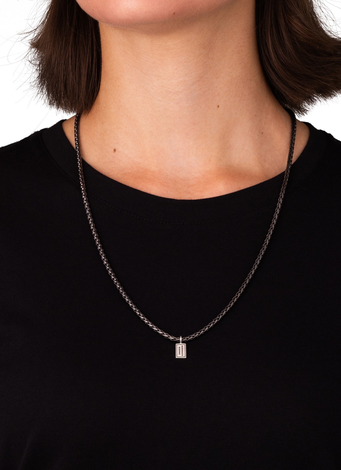 Buddha to Buddha George XS ketting van zilver - voorkant 2 zilver