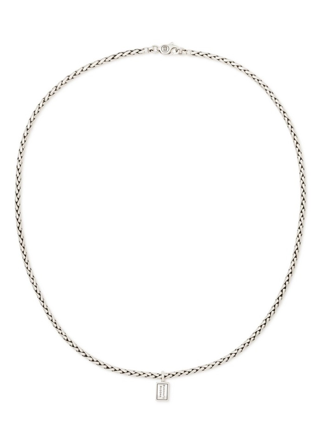 Buddha to Buddha George XS schakelketting van zilver - voorkant zilver