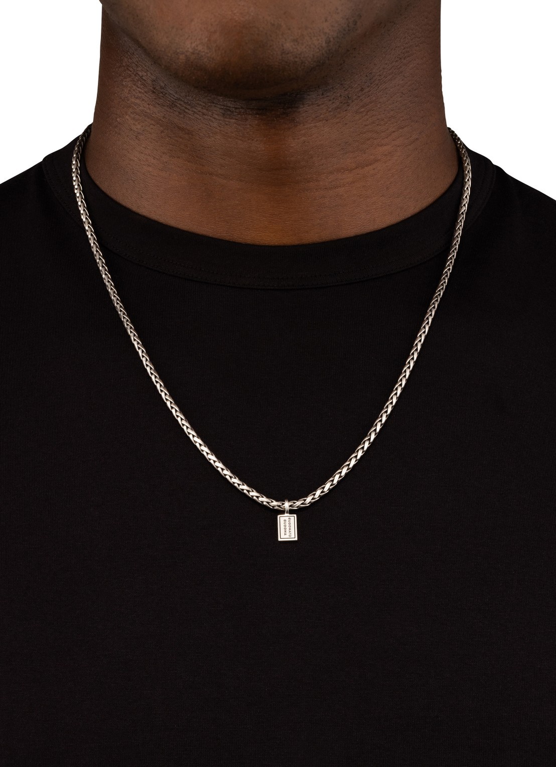 Buddha to Buddha George XS schakelketting van zilver - detail 3 zilver