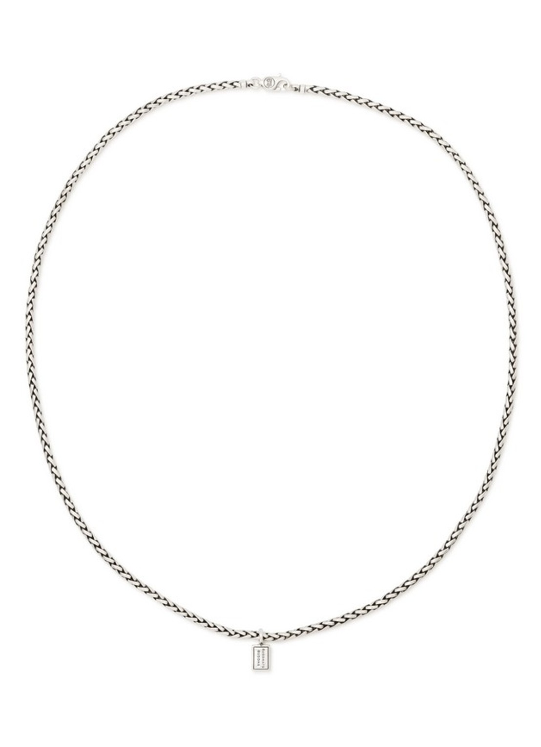 Buddha to Buddha George XS schakelketting van zilver - voorkant zilver
