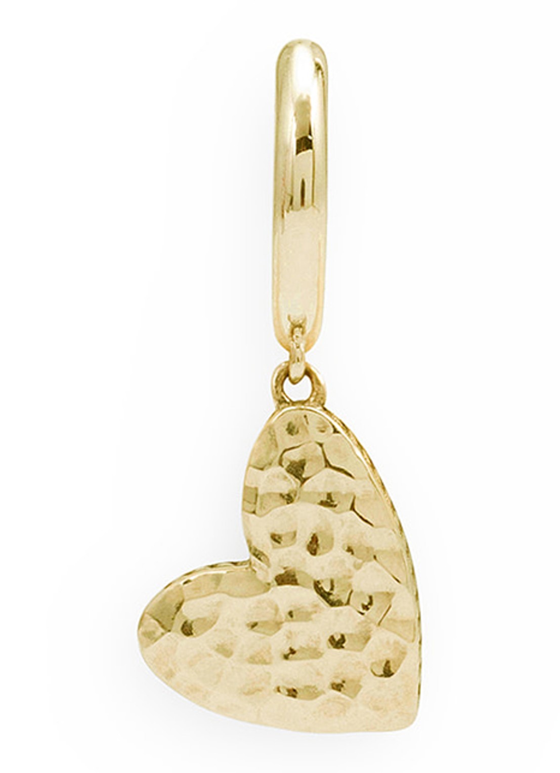 Buddha to Buddha Hart enkele oorring verguld  - detail 2 goud