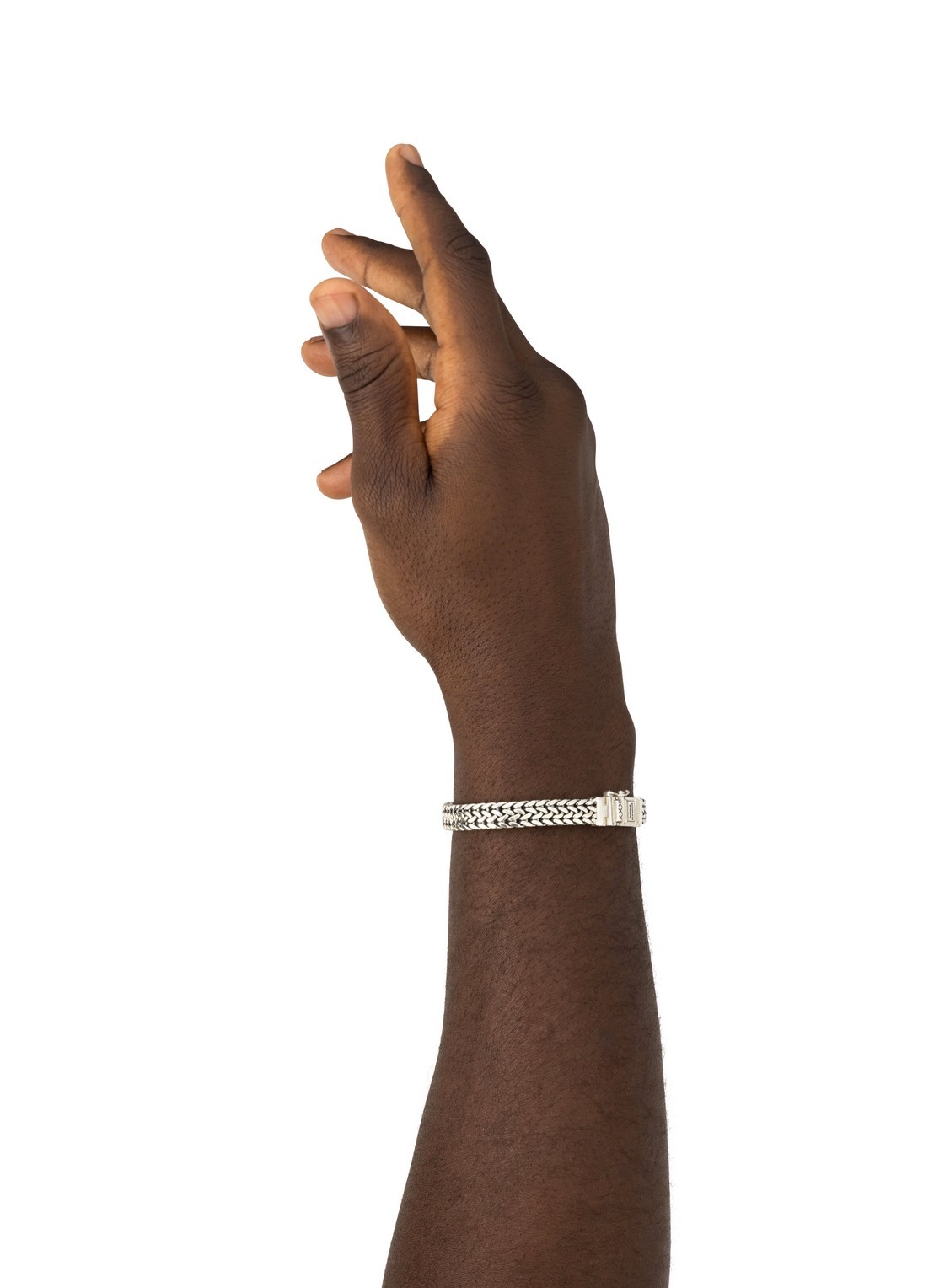 Buddha to Buddha Julius Small schakelarmband van zilver - detail zilver