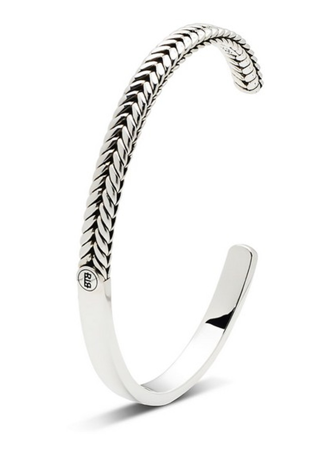 Buddha to Buddha Katja bangle van zilver - detail zilver