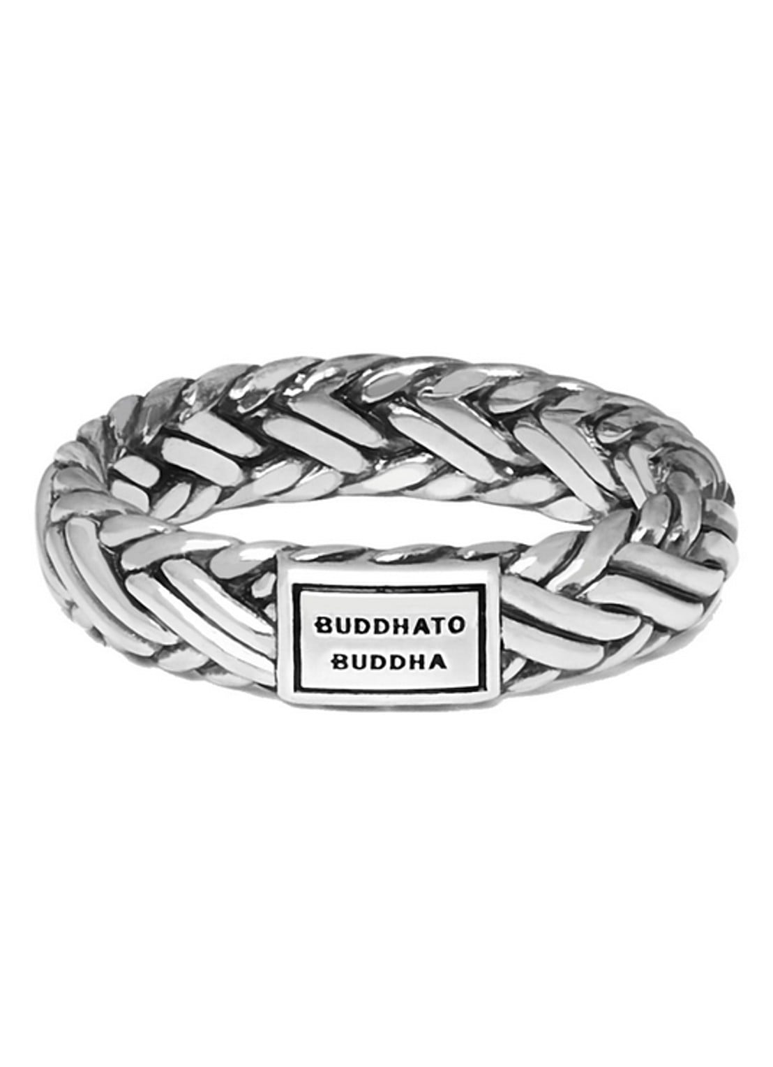 Buddha to Buddha Katja XS ring van zilver - voorkant 2 zilver